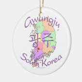 Gwangju Zuid-Korea Keramisch Ornament (Links)