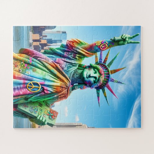 Gweb Vrijheidsbeeld Puzzel Legpuzzel (Horizontaal)