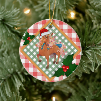 Gwenhwyer Holiday Plaid Ornament