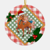 Gwenhwyer Holiday Plaid Ornament (Voorkant)