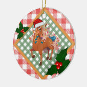 Gwenhwyer Holiday Plaid Ornament (Links)