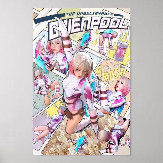 Gwenpool PATLOIKA Collaboration Poster (Voorkant)