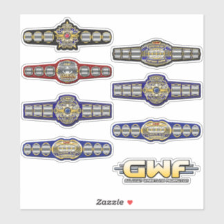 GWF Gouden Eeuw Titel Set 1 Sticker