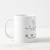 Gwladys nom de peptide mug (Gauche)
