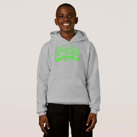 Gwosts Graffiti Slime Kid's Hoodie (Voorkant volledig)