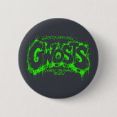 Gwosts Graffiti Slime Pin Ronde Button 5,7 Cm (Voorkant)