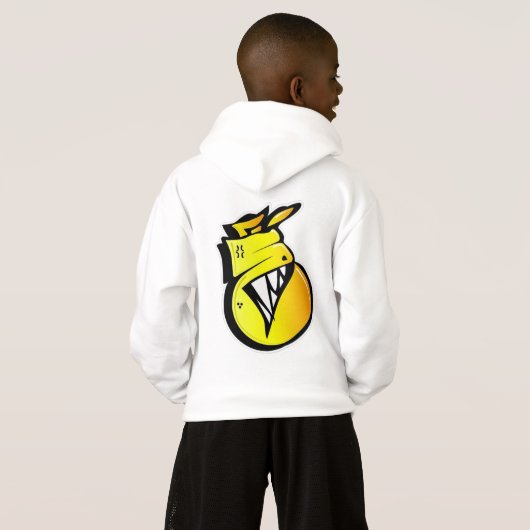 Gwosts x Erazer "E" Kid's Hoodie (Achterkant volledig)