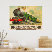  GWR British Railway Travel Poster (Keuken)