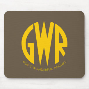 GWR Grote Westerne Spoorweg  Wandeleend Muismat