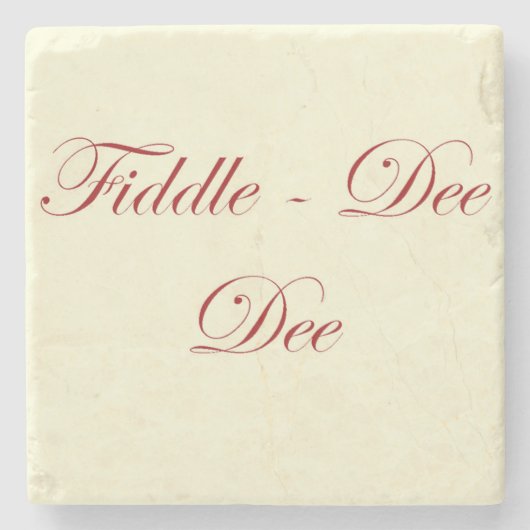 GWTW Fiddle dee dee quote onderzetter (Voorkant)