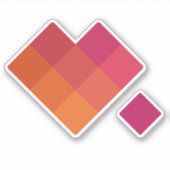 GWWC Logo Custom Cut Vinyl Sticker (Voorkant)