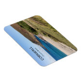 Gwynver Beach In Cornwall England  Magneet (Rechterzijde)