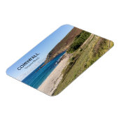 Gwynver Beach In Cornwall England  Magneet (Linkerzijde)