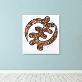 Gye Nyame Canvas Afdruk (Insitu (Houten vloer))