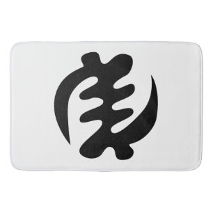 Gye Nyame God is het hoogste adinkra-symbool Badmat
