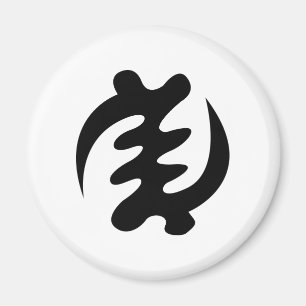 Gye Nyame God is het hoogste adinkra-symbool Magneet