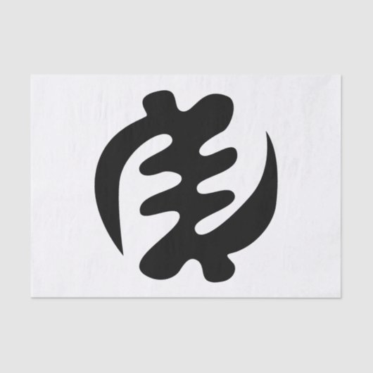 Gye Nyame | God is het hoogste adinkra-symbool Tissuepapier (Voorkant)