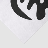 Gye Nyame | God is het hoogste adinkra-symbool Tissuepapier (Detail)