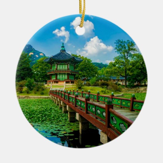 Gyeongbokgung Palace, Zuid-Korea Keramisch Ornament (Voorkant)