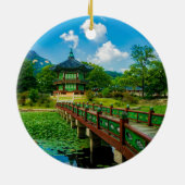 Gyeongbokgung Palace, Zuid-Korea Keramisch Ornament (Achterkant)