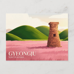 Gyeongju Historische Gebieden Zuid-Korea Briefkaart