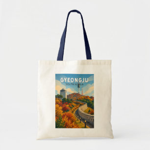 Gyeongju Zuid-Korea Illustratie Reis Kunst Tote Bag