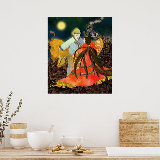 Gyeonwu & Jiknyeo: Het verhaal van Chilseok in Kor Poster (Keuken)