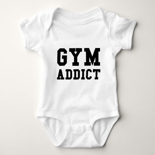GYM ADDICT ROMPER (Voorkant)