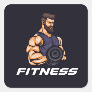 Gym / Autocollant de Fitness mignon pas d'excuse