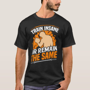 Gym Beast mentaliteit - Train krankzinnig, blijf m T-shirt