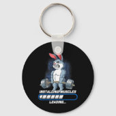 Gym Bodybuilding Installing Muscles  Sleutelhanger (Voorkant)