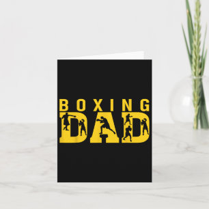 Gym Boxer Love Dad Boxing Lover Training Box Playe Kaart