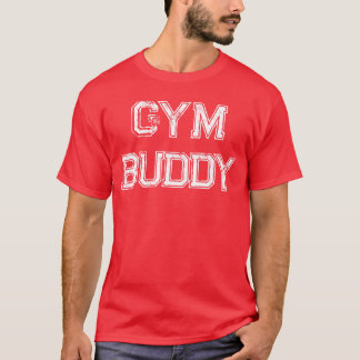 Gym Buddy jongen grappige retro T-shirt