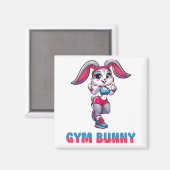 Gym Bunny Magneet (Voorkant / Achterkant)