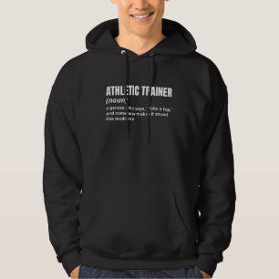 Gym Coach - Grappige atletische trainer definitie Hoodie