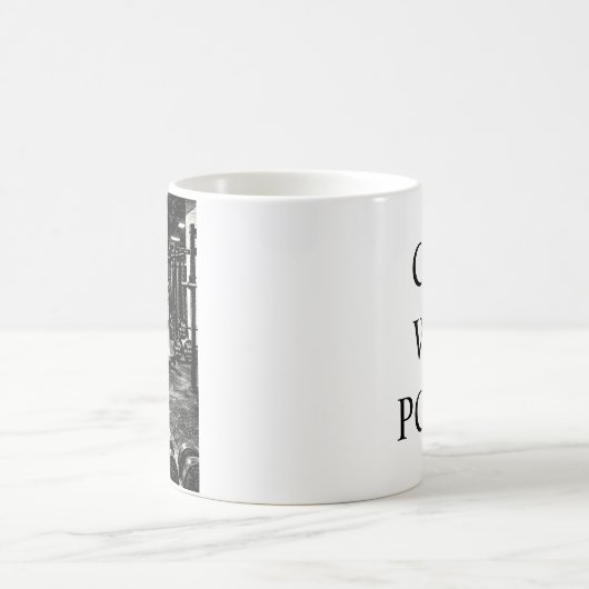 Gym Coffee Mug – Hard Work - Grey Will Power (Centre)