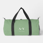 Gym Dance Bag | Monogram Initialen Naam Duffle Bag Plunjezak (Voorkant)