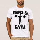 GYM DE DIEU, T-shirts chrétiens (Devant)