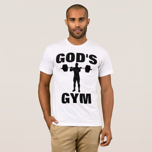 GYM DE DIEU, T-shirts chrétiens (Devant entier)