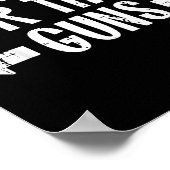 Gym Dont Need Permit For These Guns Funny Workout  Poster (Hoek)