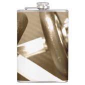 Gym Dumbbell Gewichten Heupfles (Voorkant)