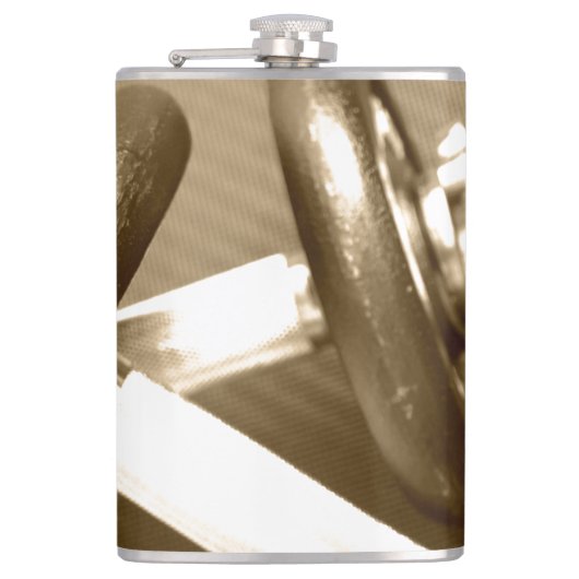 Gym Dumbbell Gewichten Heupfles (Voorkant)