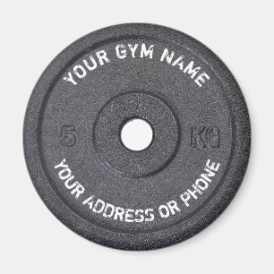 Gym Eigenaar Fitness Instructor Gym Coach Workout Magneet