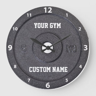 Gym Eigenaar of Gebruiker Witte Nummers Klok