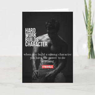 Gym en Fitness Motivatie - Bodybuilding, Lifting Kaart