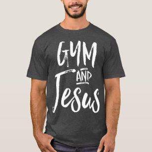 Gym En Jesus Christelijke Oefening Workout Yoga T-shirt