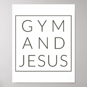Gym En Jezus Poster