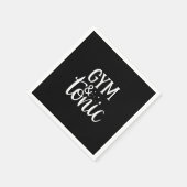 gym en tonic servet (Hoek)