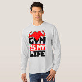 Gym Est Mon T-Shirt De Vie (Devant entier)