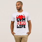 Gym Est Mon T-Shirt De Vie (Devant entier)